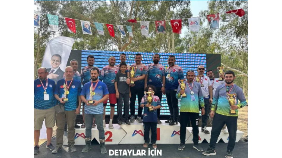 Mersin’de Uluslararası 7. Surfcasting Turnuvası yapıldı. Oskobder 1.liği