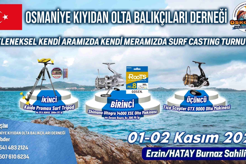 2. Gelenek: Surf Casting Turnası Başlıyor!