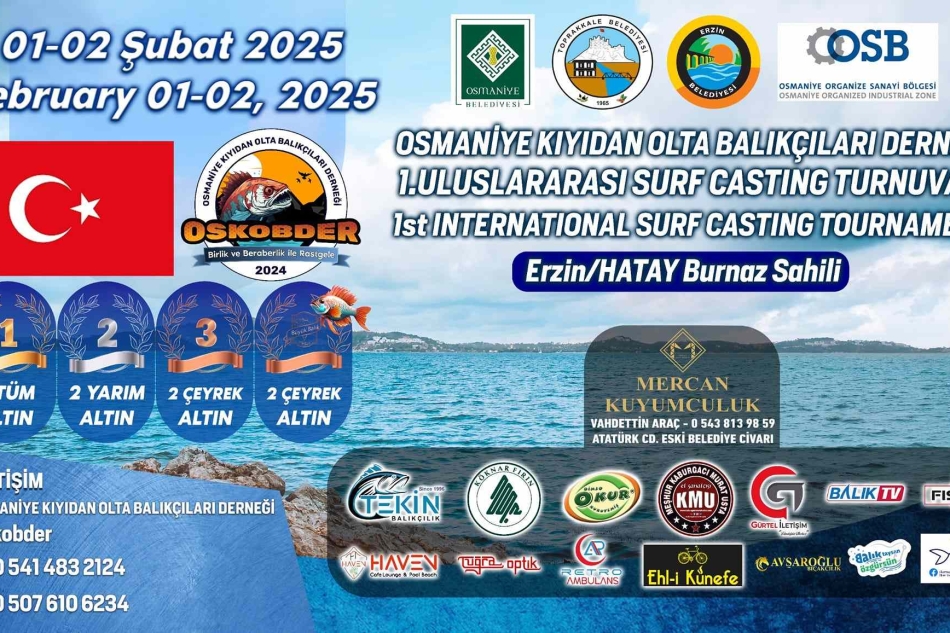 Oskobder 1. Uluslar Arası SurfCasting Turnuvası